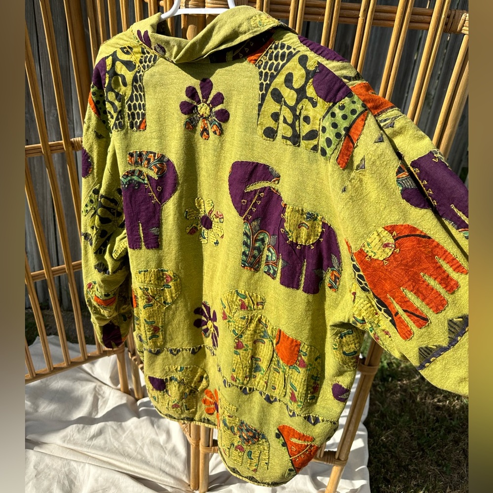 Patchwork army style jacket - Picture 5 of 5